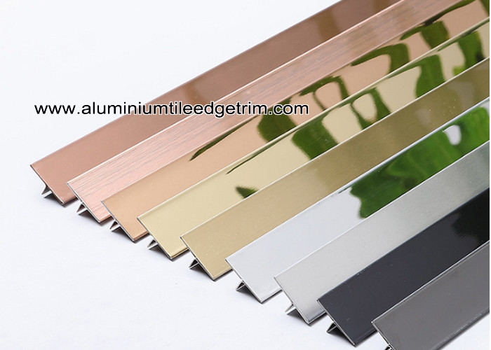 Buy cheap Mirror/Brush Gold Stainless Steel Inlay T Patti / Profile T19/T12/T19/T25 product