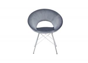 Buy cheap Velvet Seat Steel Frame 450mm 800mm 8KGS Modern Leisure Chair product