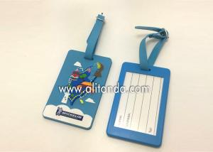 Buy cheap Blank pvc luggage tags custom logo image words numbers can be added product