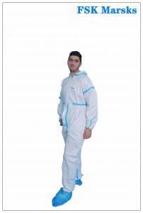 Buy cheap Anti Fog Disposable Protective Suit Isolation Gown Jumpsuit Anti Alcohol Non Woven product