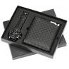 Buy cheap Personalized Black Wallet 1200g 2mm Rigid Gift Boxes With Lids from wholesalers