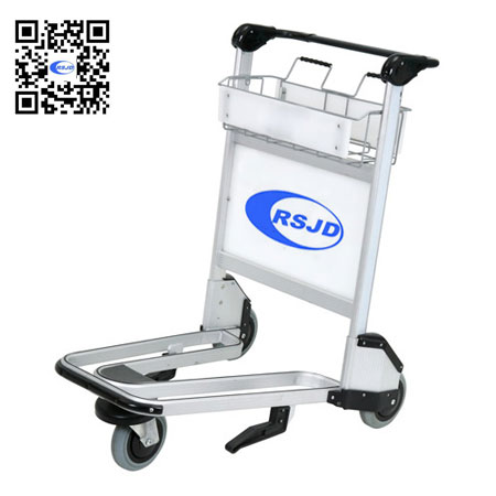 Buy cheap 3 Wheels Passenger Hand Brake Airport Luggage Trolley from wholesalers