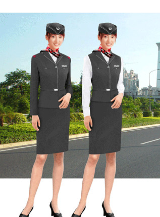 Buy cheap Black Flight Attendant Uniforms product