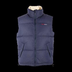Buy cheap Dark blue Sleeveless Winter Work Jackets with plastic zipper for men product
