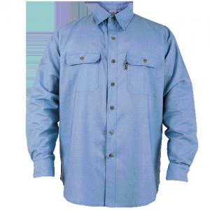 Buy cheap Customized denim workwear safety work clothes with stand collar product