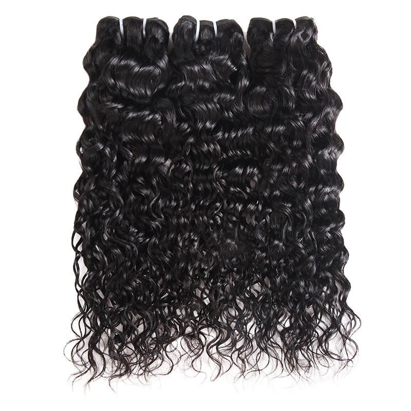 Buy cheap 100% Raw Unprocessed Peruvian Human Water Wave Hair Full Cuticle Aligned product