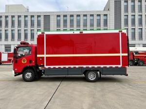 Buy cheap QC90 Apparatus Fire Engine Emergency Isuzu Water Rescue Truck 7020MM product