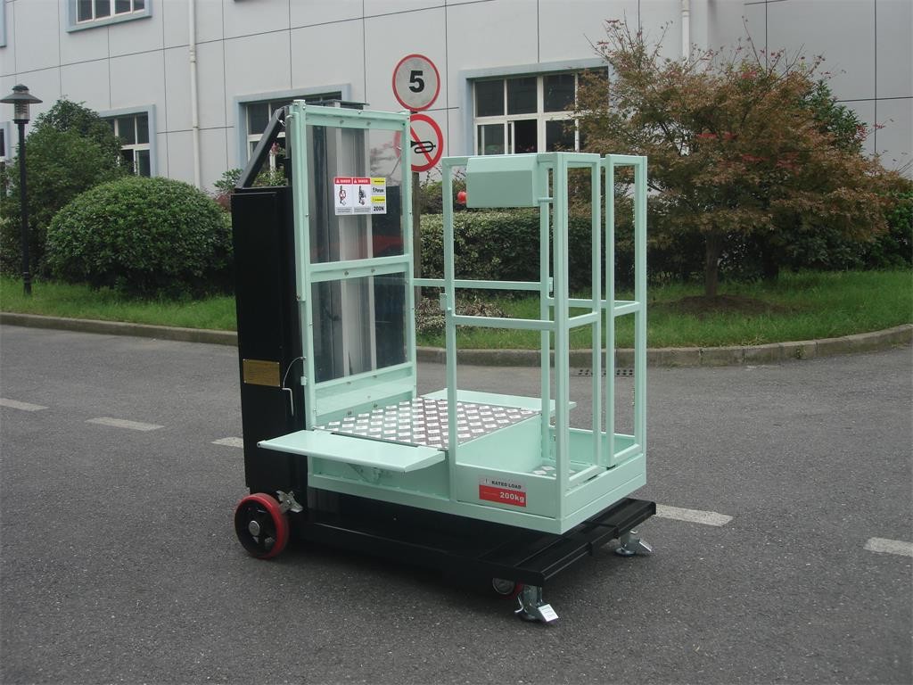 Buy cheap 200kg Rated Load Aerial Order Picker Semi Electric 4.3m For One Person Stock Picking product