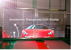 Buy cheap P10mm Behind Glass Mounted LED Curtain Display LED Perimeter Boards product