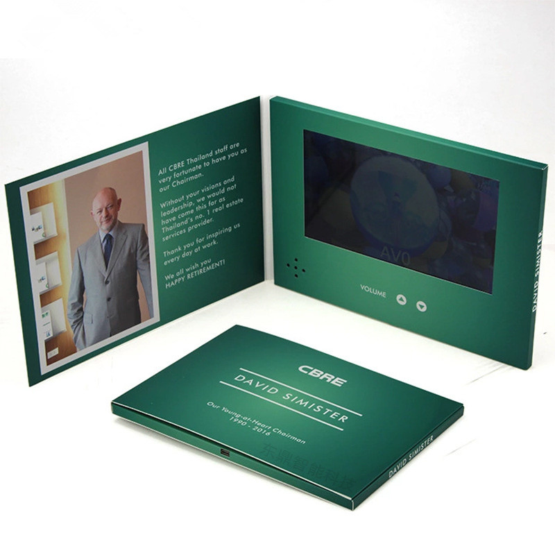 Buy cheap Customized Size Video Brochure Card , Lcd Video Brochure For Birthday Gift product