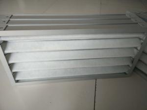 Buy cheap Polyester Fiber Metal Frame Panel Pleated Air Filters Primary Efficiency product