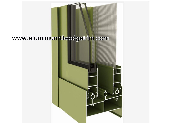 Buy cheap High Class Aluminum Window Frame Profile / Parts With Sound And Heat Insulation product