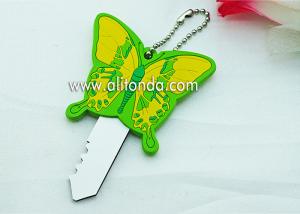 Buy cheap PVC butterfly cartoon figures shape cute key cover custom and supply product