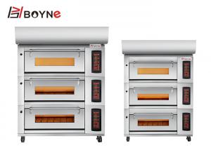 Buy cheap Touch Screen Gas Bread Baking Oven 3 Deck 9 Trays Digital Control Stainless Steel product