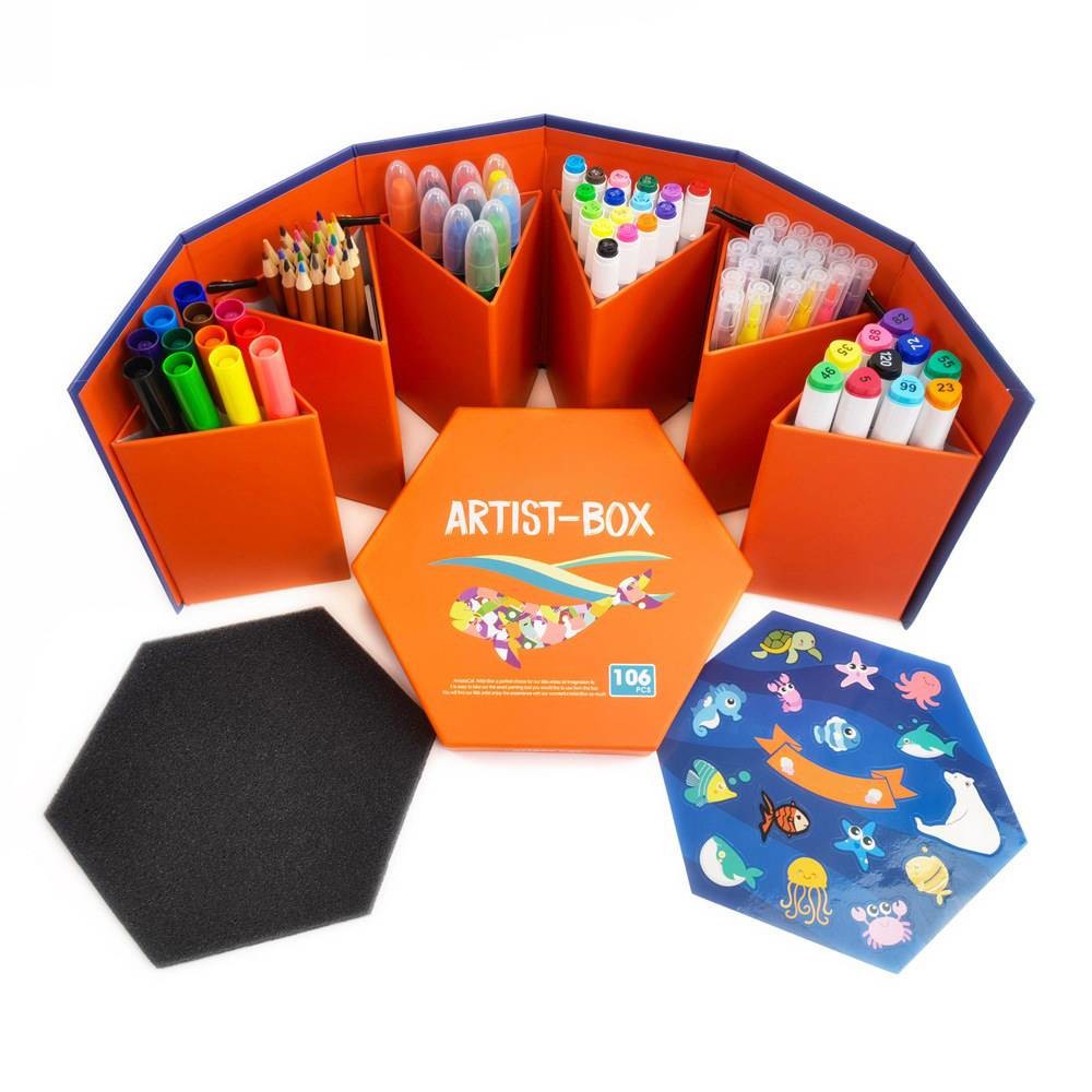 Buy cheap Children Gift Toy Painting Drawing Set Colorful Kids Art Set Eco Friendly product