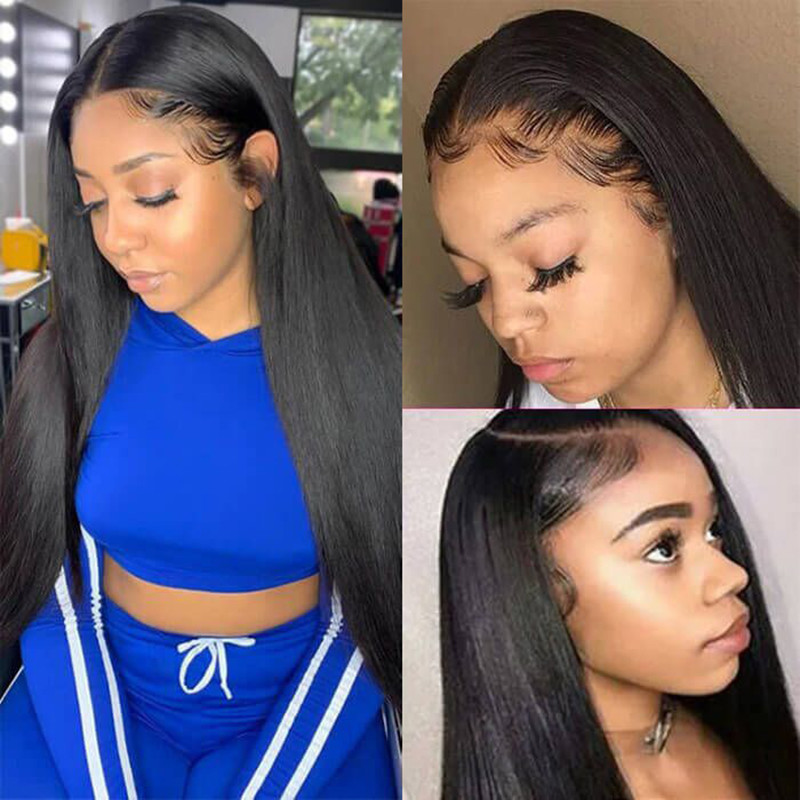 Buy cheap Restyled Straight 22" Full Lace Human Hair Wigs  No Tangle product