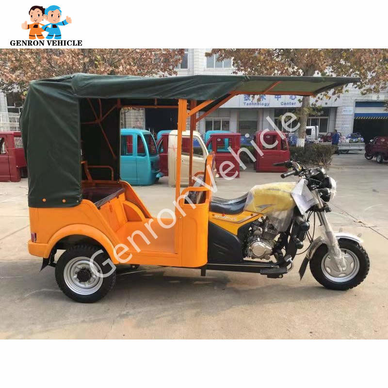 Buy cheap Yellow Genron 9L Fuel Tank Capacity Passenger Tricycle from wholesalers