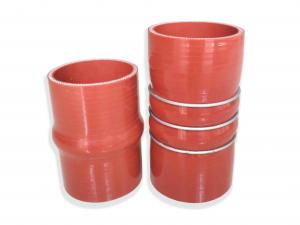 Buy cheap Custom Auto Silicone Hump Hose  Double Hump Cloth Wrapping Reinforcement product