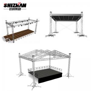 Buy cheap Display Aluminum Event Concert Lighting Portable Stage Truss product