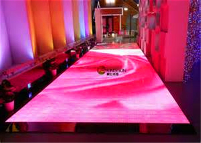 Buy cheap Full Color P9mm Interactive Floor Led Display With 140°Viewing Angle product