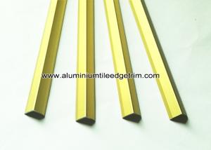 Buy cheap 10mm V10 Aluminum V Shaped Outer Corner Brace Matt Gold / Matt Yellow product