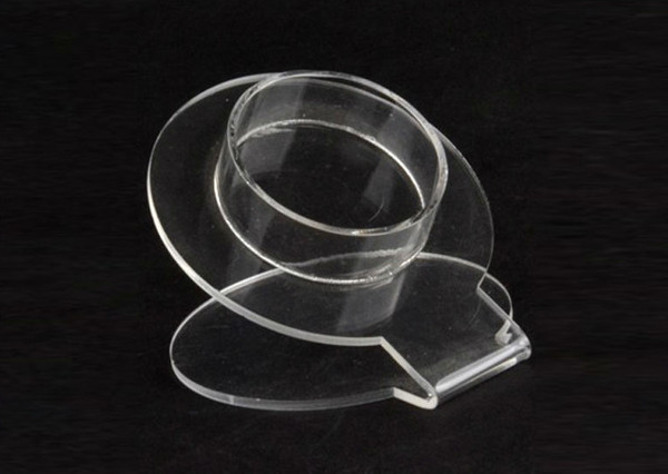 Buy cheap 3mm Acrylic Jewelry Display Rack Bracelet Holder Transparent 150×150×500 mm product