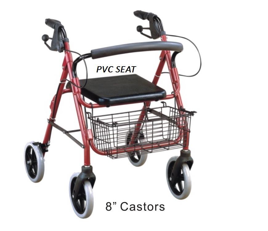 Buy cheap Durable Shopping Rollator , Adults  Drive Medical Aluminum Rollator product