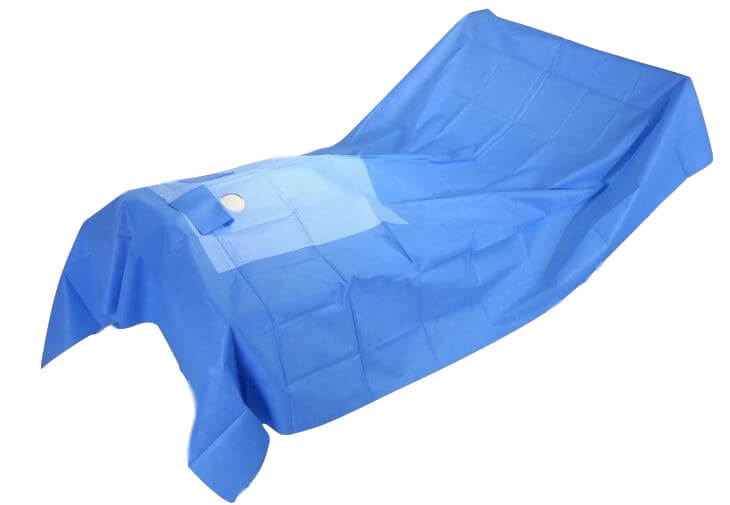 angiography drape pack for operating room