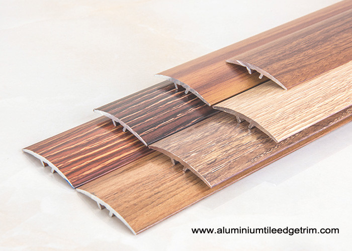 Buy cheap Wood Effect Laminate Floor Metal Edging , Carpet To Wooden Floor Trim product