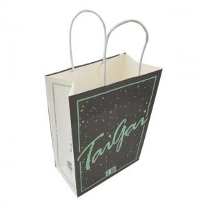 Buy cheap Foldable Custom Printed Gift Bags , Shopping Printed Paper Bags With Handles product