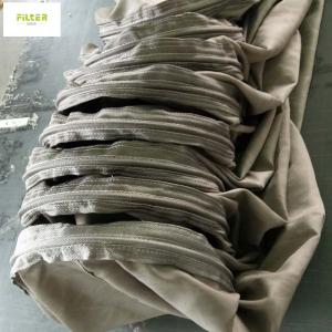 Buy cheap High Temperature Fibreglass Filter Bags 850gsm For Cement Plant product