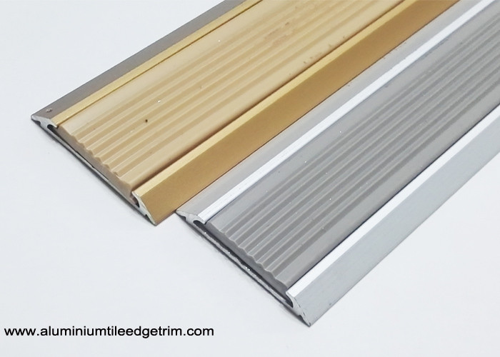 Buy cheap 35 mm Width Flat Aluminium Threshold Strip With Anti Slip Rubber Insert product