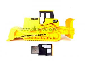 Buy cheap Engineering Vehicle series bulldozer excavator crane dump road roller shape USB flash driver custom product