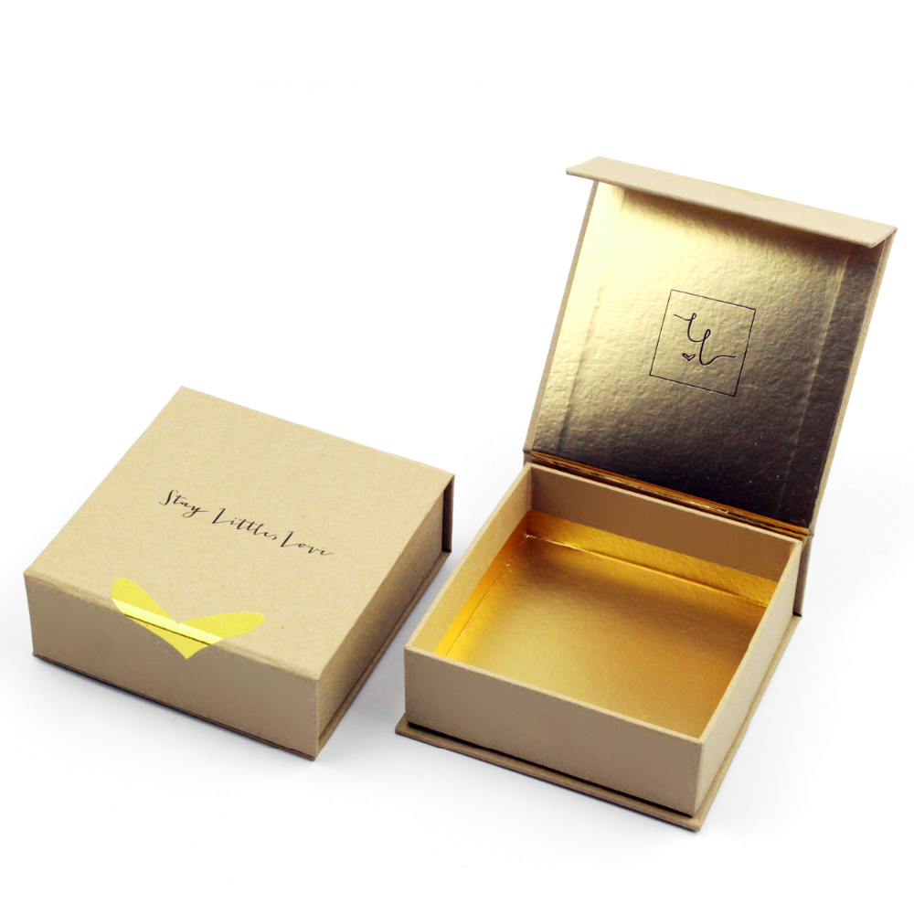 Buy cheap High End Kraft Cardboard 2mm Luxury Gift Boxes With Magnet Cap product