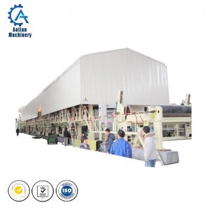 Buy cheap 2400mm Raw material waste paper Kraft Paper Machine  Fluting Paper Machine product