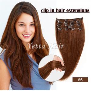 Buy cheap Simplicity Pre Bonded Keratin Hair Extensions / Clip In Hair Weave Color 6# product