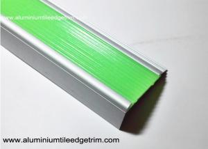 Buy cheap Aluminium Photoluminescent Stair Nosing With 50 mm Width And 20 mm Height product