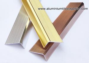 Buy cheap Anti Slippery Aluminum Stair Nosing / Edging / Brace With 45mm X 20 mm product