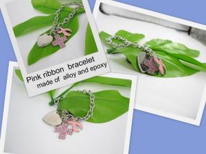 Buy cheap Pink Ribbon Bracelet (YWTP090707-8) product