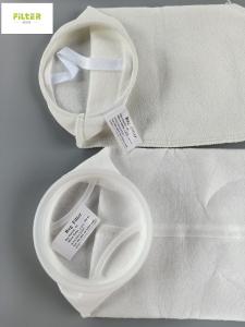 Buy cheap Polypropylene Polyester 100 Micron Filter Bag With Hot Melt / Sewing Thread product