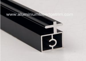 Buy cheap Black Anodized Extruded Aluminium Profiles Channel Irregularity Shape Long Durability product