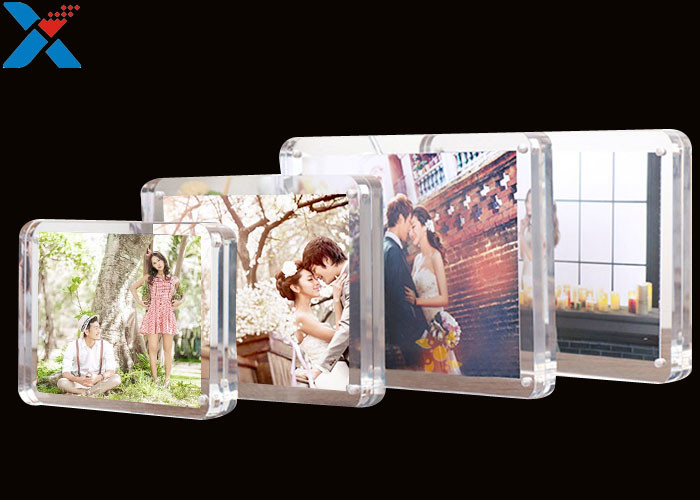 Buy cheap Clear Magnet Acrylic Photo Frame PMMA Certificate Pictures Table Frame product