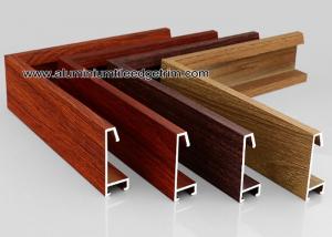 Buy cheap Custom Wood Grain Copy Aluminium Picture Frame Mouldings Profiles product