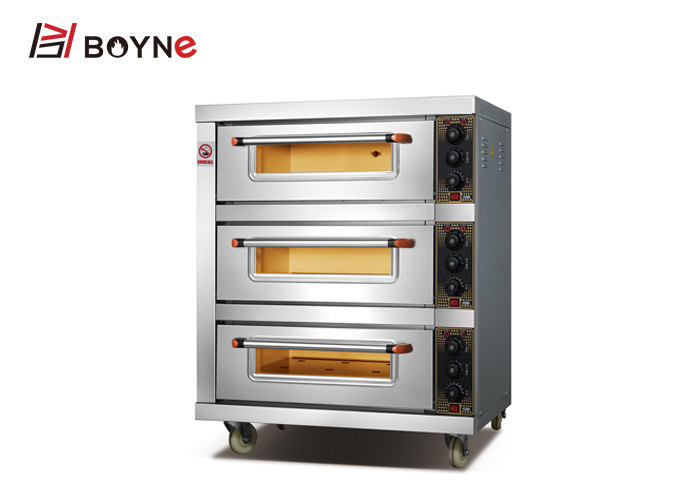 Buy cheap Three Deck Three Trays 12kw Industrial Baking Oven for bakery shop or kitchen product
