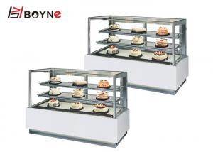 Buy cheap Coffee Bakery Shop Glass Cake Display Chiller R134A Pastry Showcase Cabinet product