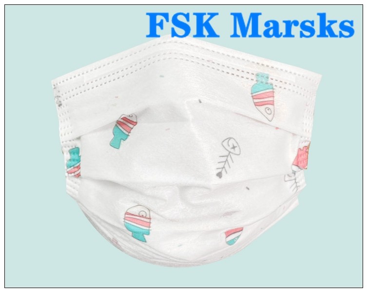 Buy cheap FDA CE Certificated Kids Face Mask Non Woven Surgical Mask For Mouth / Nose product