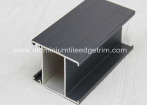 Buy cheap Black Anodised Aluminium Window Profiles Frames , Aluminum Window Extrusion Profiles product