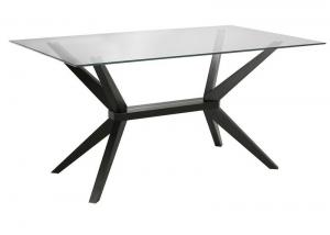 Buy cheap Black Metal Leg 58kgs 750cm Modern Rectangular Dining Tables product