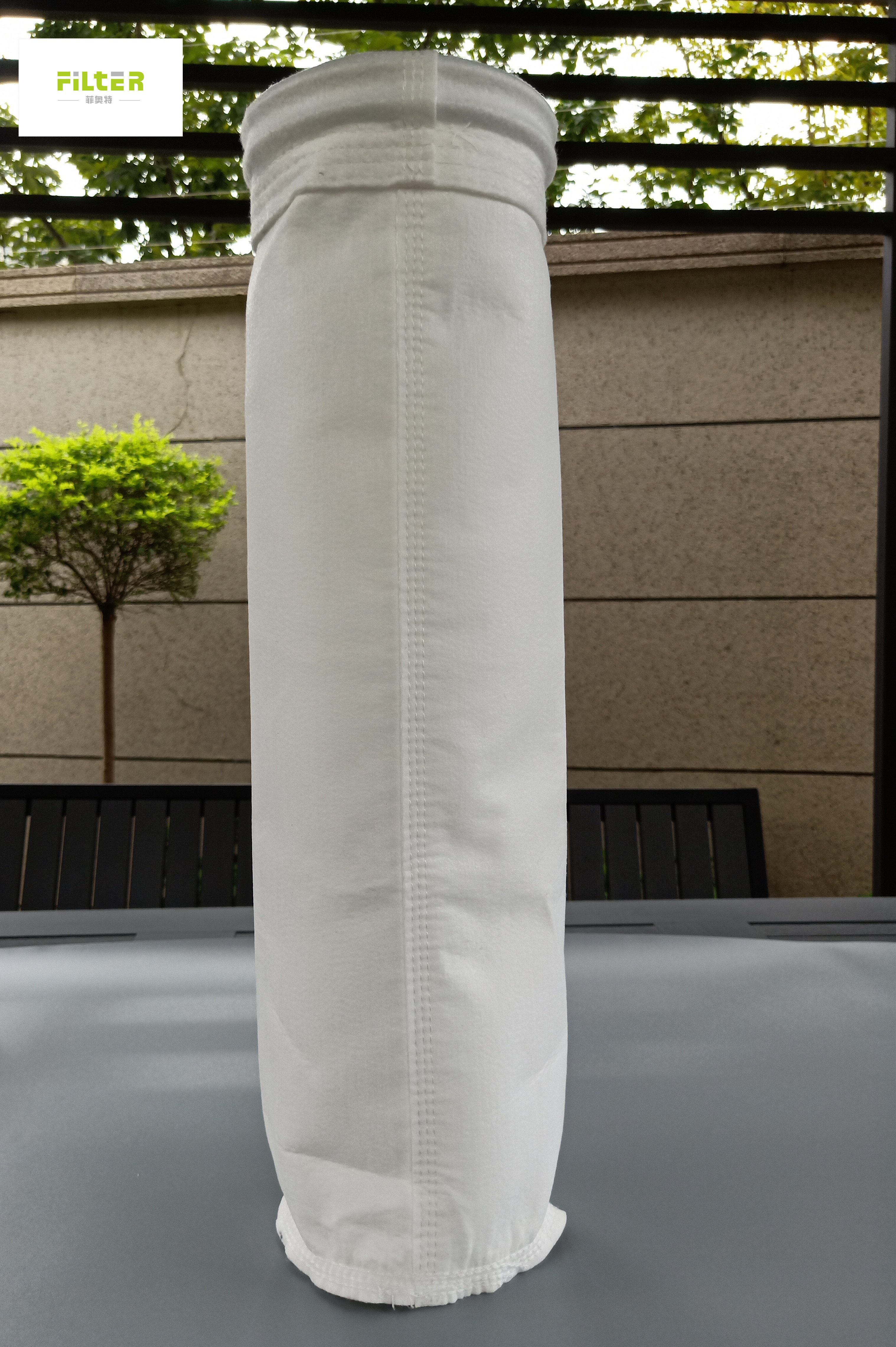 Buy cheap Industry Polyester Filter Bag 550GSM For Cement Mine Bag House product