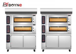 Buy cheap Microcomputer Commercial Two Deck Pizza Oven With Proofer product